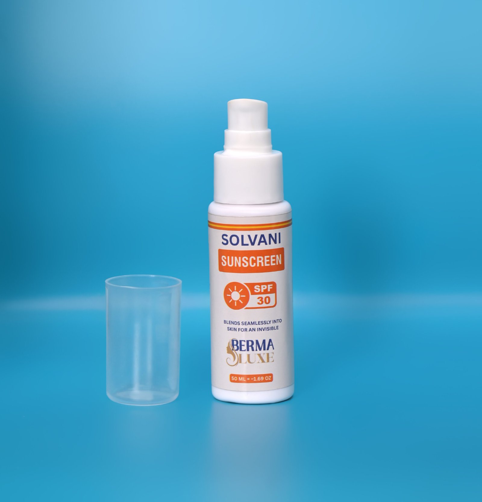 Solvani Sunscreen | SPF 30 | Lightweight, Invisible Finish | 50ml