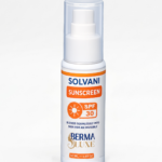 Solvani sunscreen SPF 30 – Berma Luxe skincare bottle