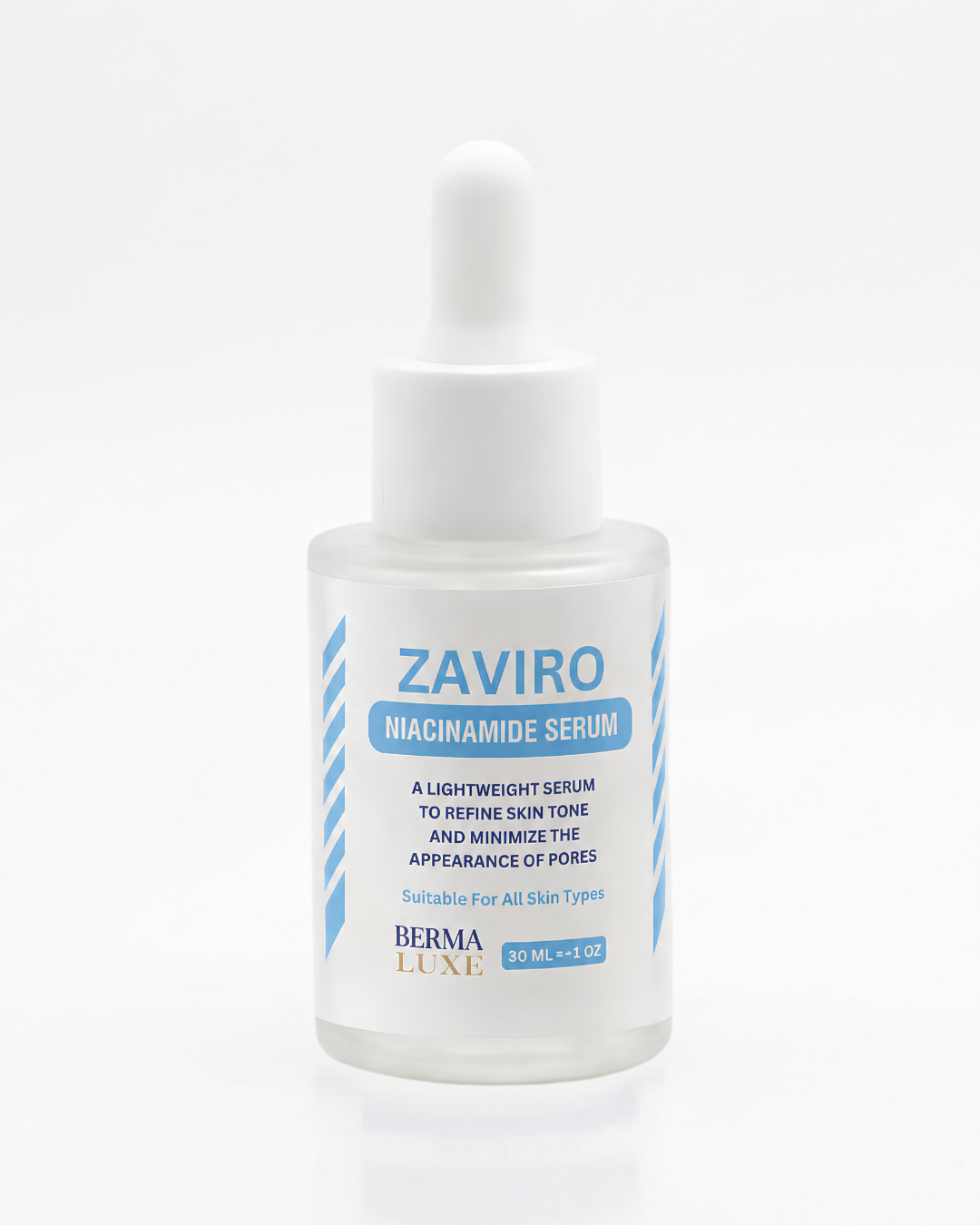 Zaviro Serum | 5% Niacinamide & Sodium Hyaluronate | Pore Minimizing & Tone Refining Serum | 30ml