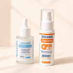 Bermaluxe Daily Duo featuring Zaviro Niacinamide Serum and Solvani SPF 30 Sunscreen